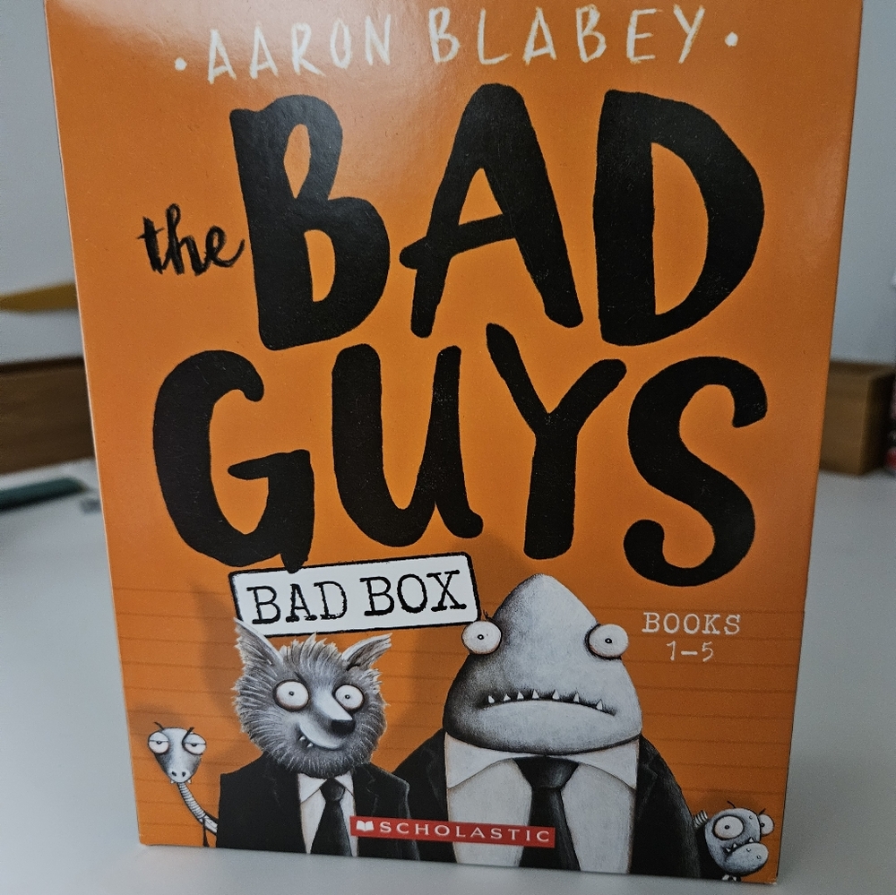The Bad Guys Bad Box Books 1-5 by Aaron Blabey